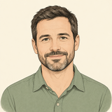 Illustrated portrait of Tom